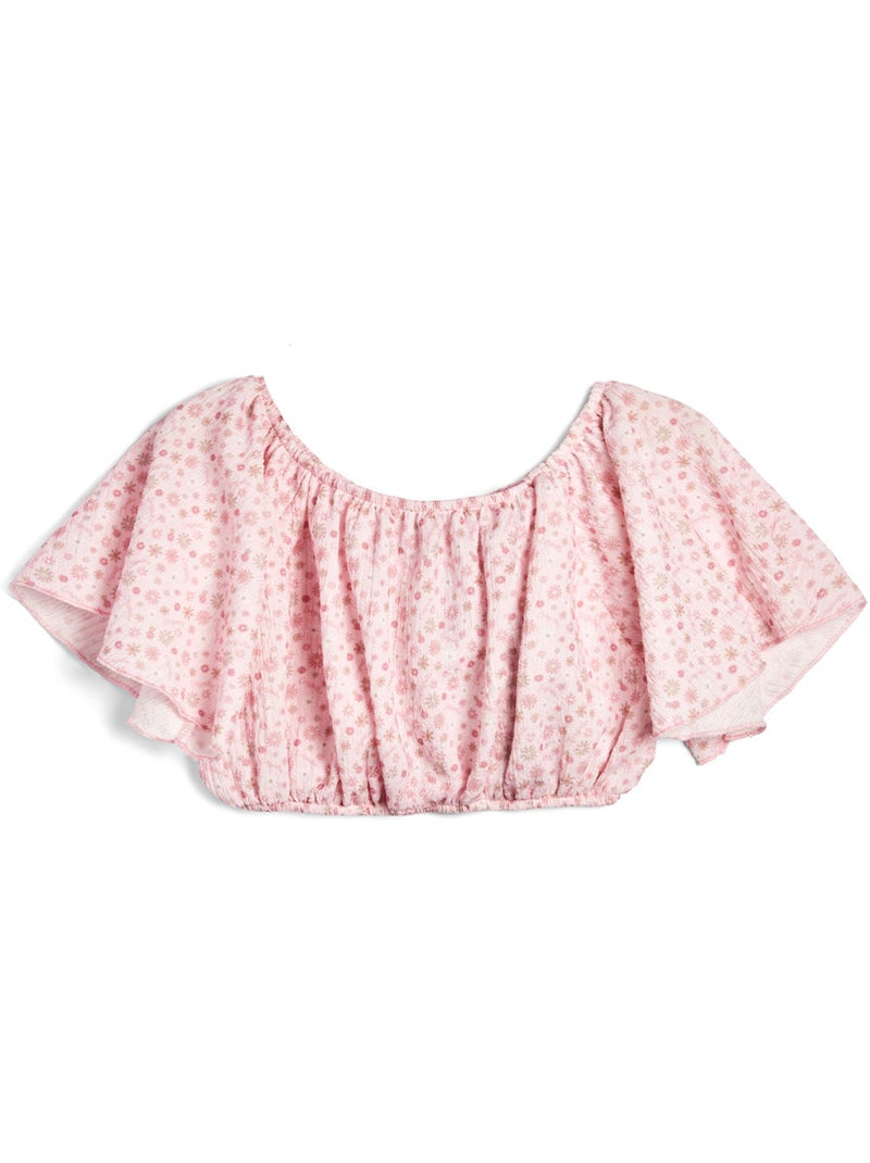 Maglietta conguitos top shoulder Rosa - Kiabi