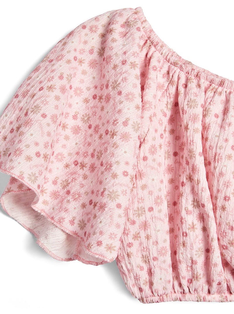 Maglietta conguitos top shoulder Rosa - Kiabi