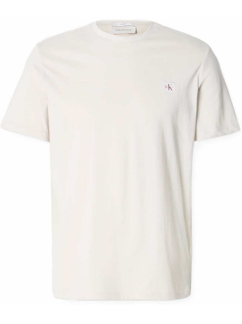 Maglietta Conicità sottile - Calvin Klein Bianco sporco - Kiabi