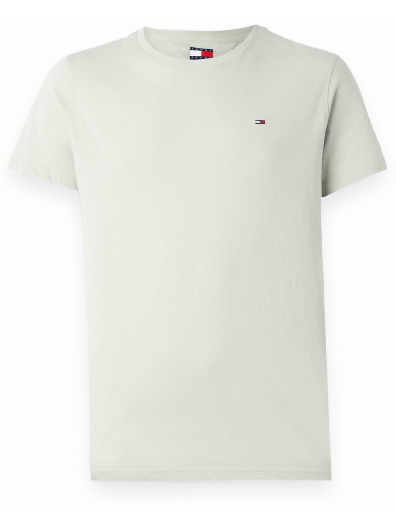Maglietta Conicità sottile - Tommy jeans Verde salvia - Kiabi