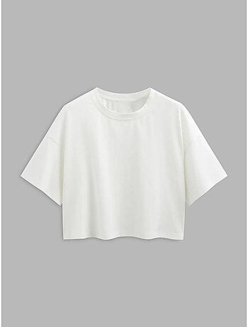 Maglietta corta con scollo a giro basic hiccup