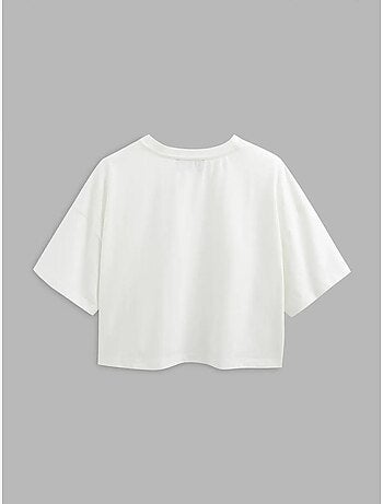 Maglietta corta con scollo a giro basic hiccup