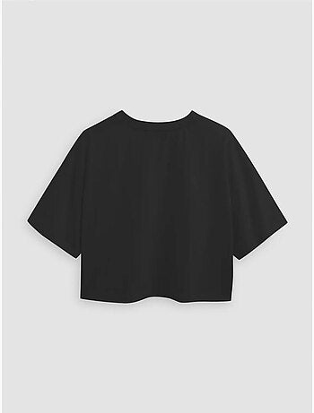 Maglietta corta con scollo a giro basic hiccup