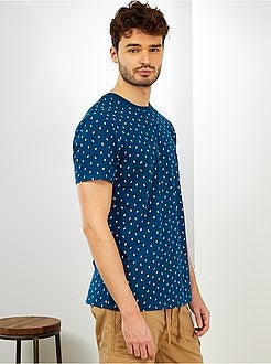 Taglie forti Uomo - Maglietta cotone bio + 1m90 'eco-design' - Kiabi