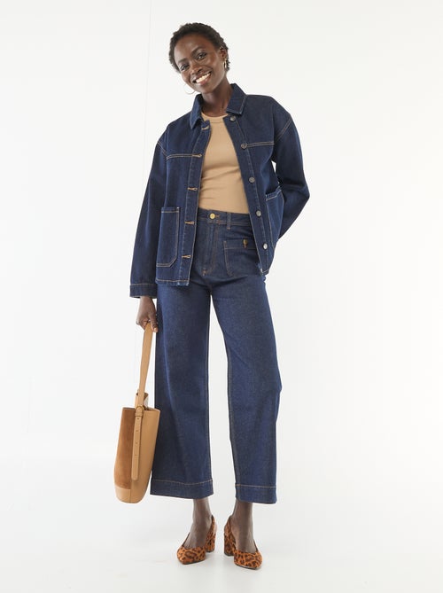 Maglietta crop top basic - Kiabi