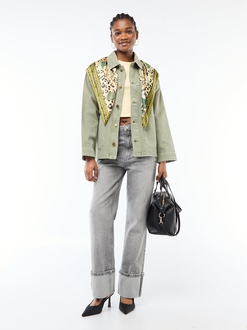 Maglietta crop top basic - Kiabi