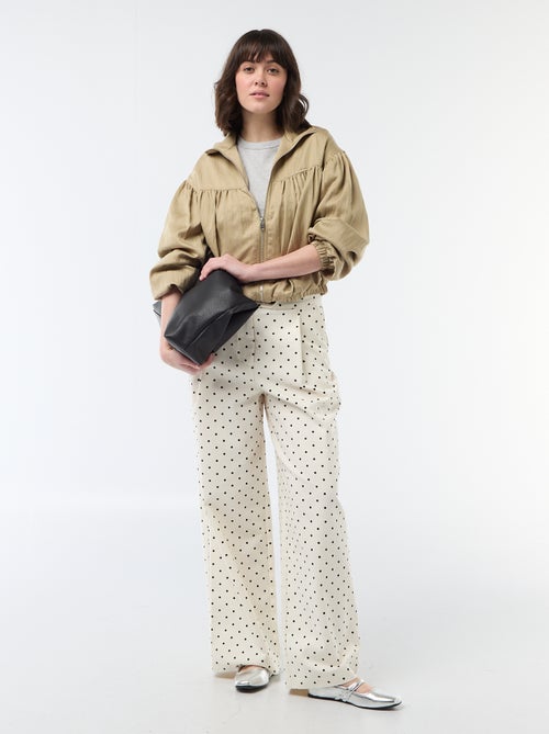 Maglietta crop top basic - Kiabi