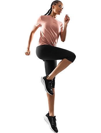 Maglietta da allenamento a maniche corte da donna fitness donna java