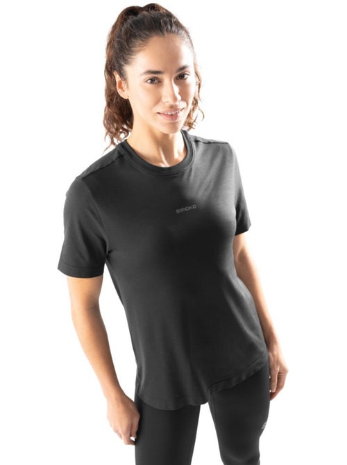 Maglietta da allenamento a maniche corte da donna fitness donna plan - Kiabi