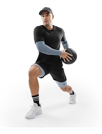 Maglietta da allenamento a maniche corte da uomo fitness uomo conquer