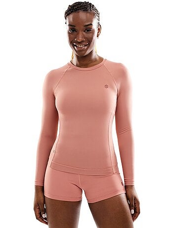 Maglietta da allenamento a maniche lunghe da donna fitness donna poise