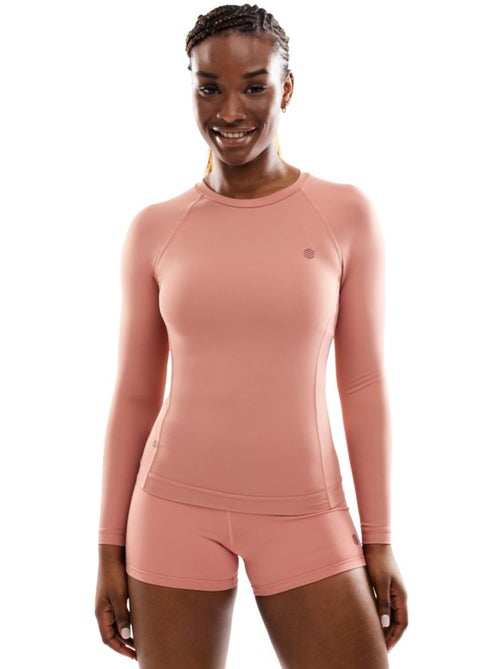 Maglietta da allenamento a maniche lunghe da donna fitness donna poise - Kiabi Maglietta da allenamento a maniche lunghe da donna fitness donna poise - Kiabi