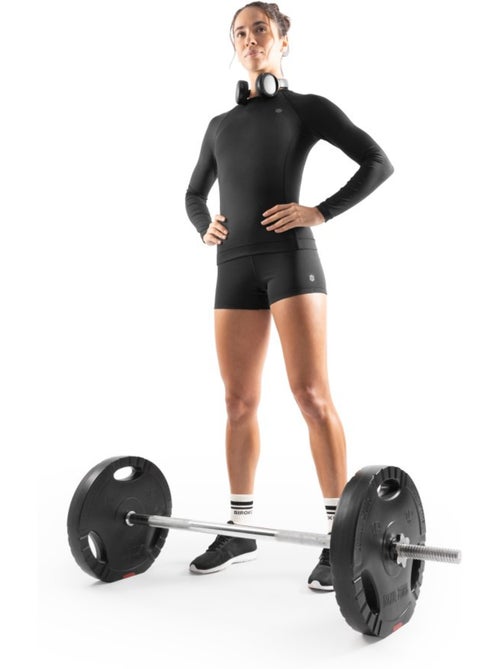 Maglietta da allenamento a maniche lunghe da donna fitness donna sleek - Kiabi Maglietta da allenamento a maniche lunghe da donna fitness donna sleek - Kiabi