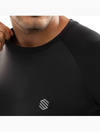 Maglietta da allenamento a maniche lunghe da uomo fitness uomo key
