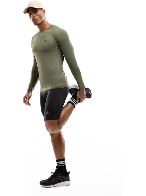Maglietta da allenamento a maniche lunghe da uomo fitness uomo wild - Kiabi