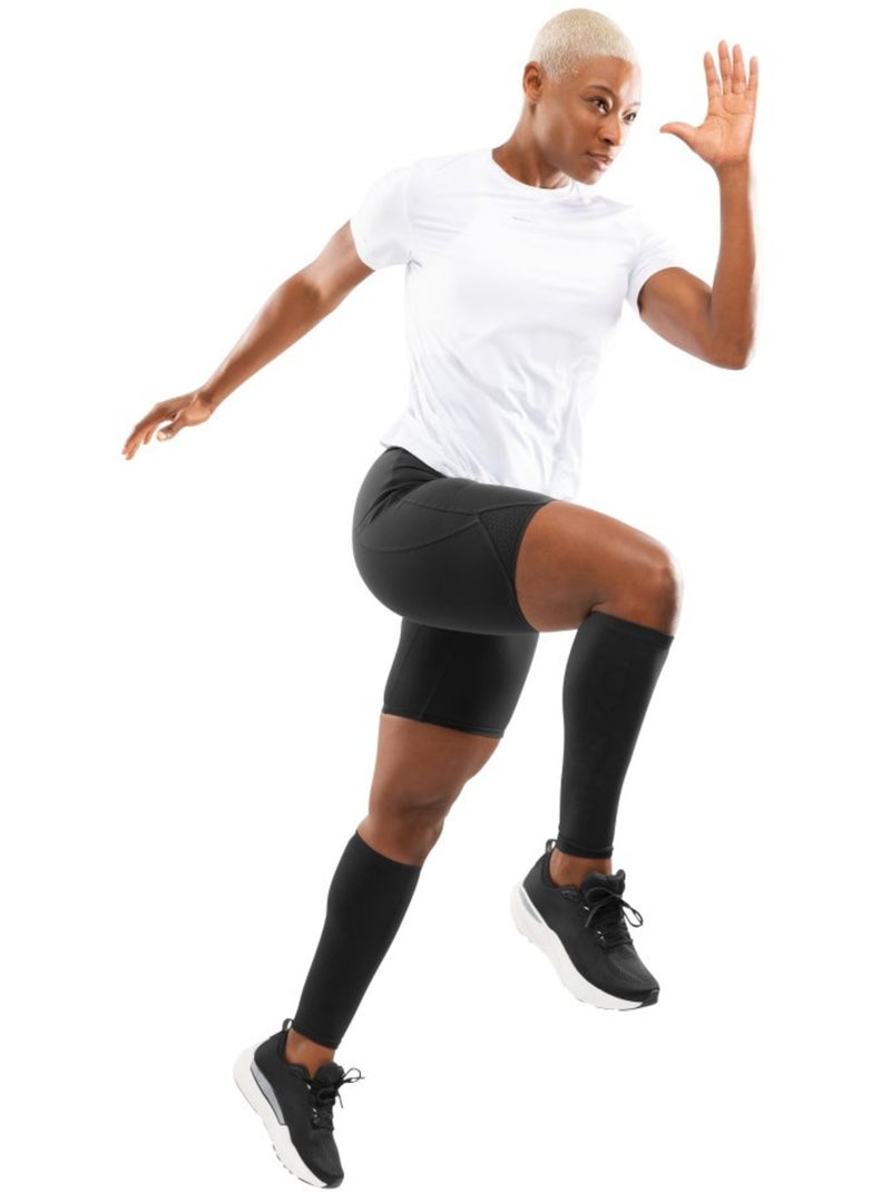Maglietta da corsa a maniche corte da donna fitness donna singapore Bianco - Kiabi