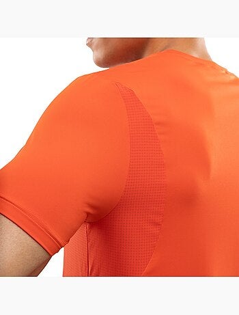 Maglietta da corsa a maniche corte da uomo fitness uomo gate brick