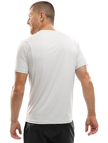 Maglietta da corsa a maniche corte da uomo fitness uomo gate gray