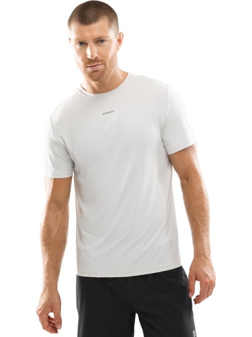 Maglietta da corsa a maniche corte da uomo fitness uomo gate gray - Kiabi