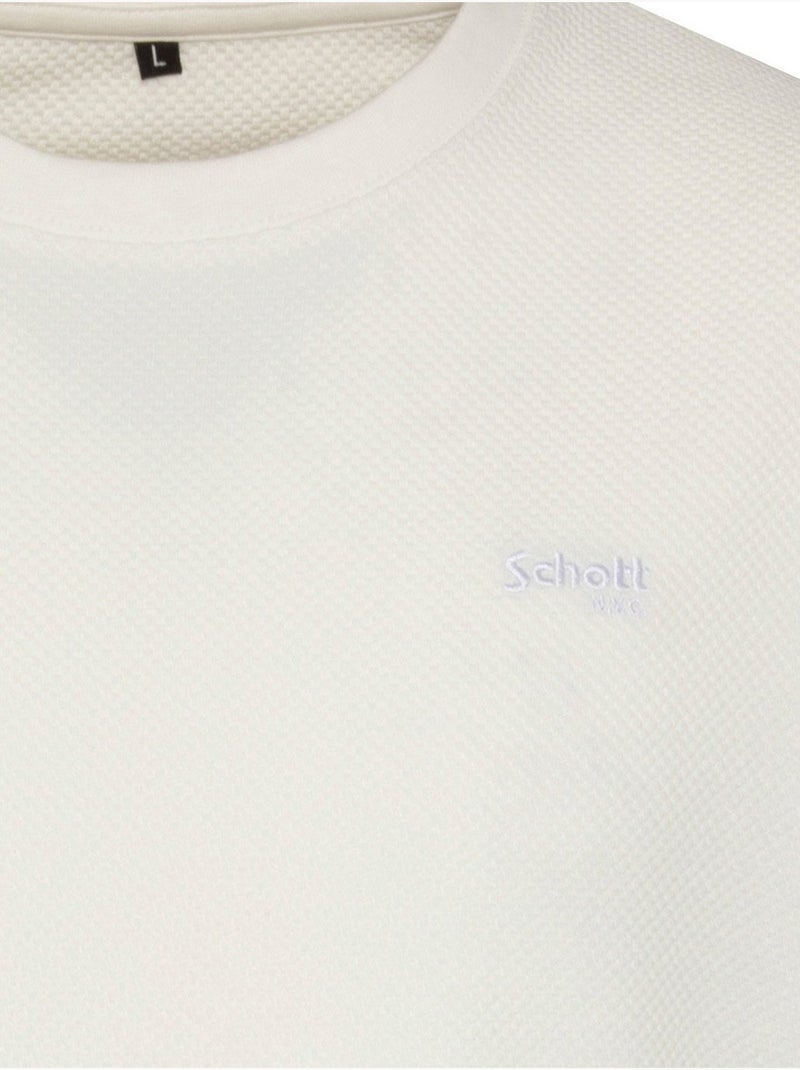 Maglietta da infilare - Schott Bianco - Kiabi