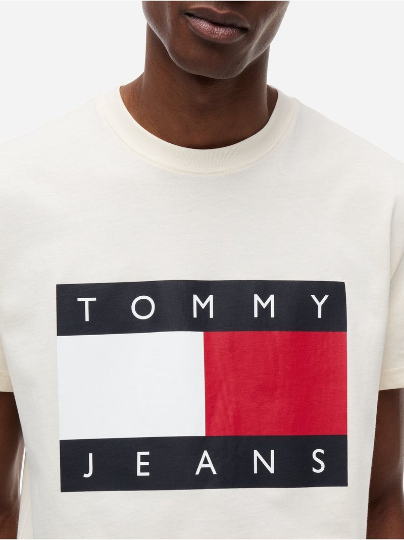 Maglietta da infilare - Tommy jeans Bianco sporco - Kiabi