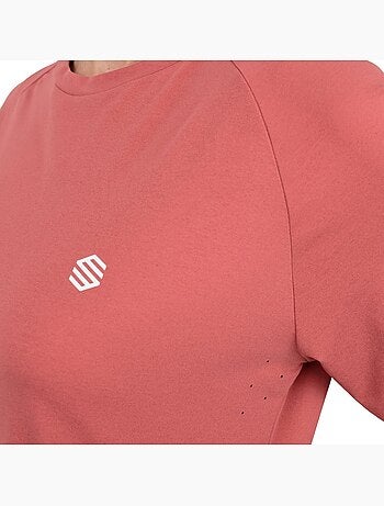 Maglietta escursionismo maniche lunghe donna donna nahuel-w brick