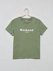 maglietta verde bambina