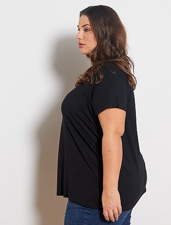 Maglietta fluida collo a V - Kiabi