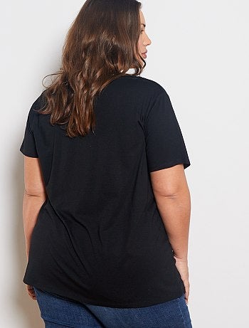 Maglietta fluida collo a V - Kiabi