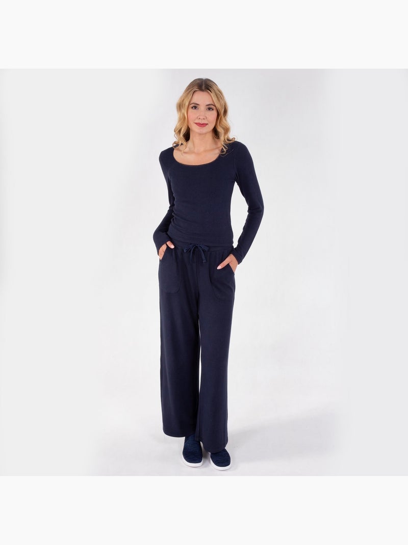 Maglietta homewear donna Blu marino - Kiabi