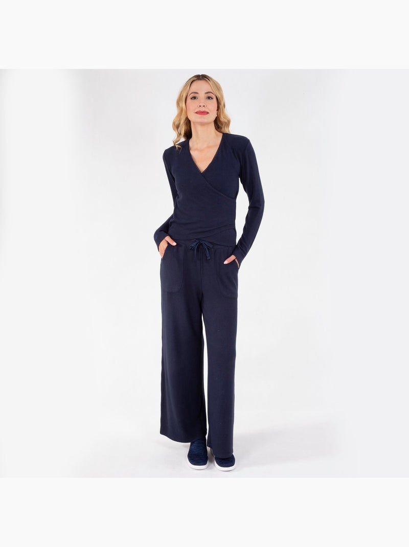 Maglietta homewear donna Blu marino - Kiabi