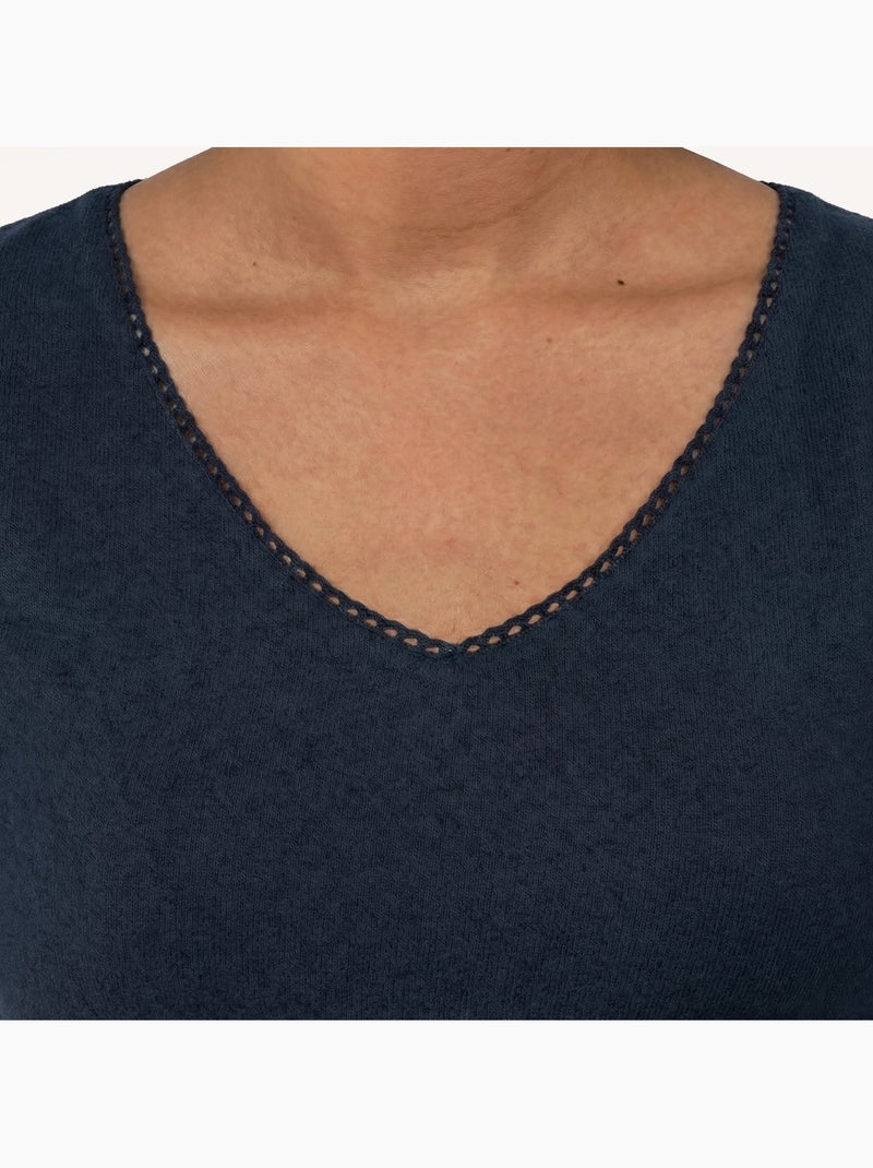 Maglietta homewear donna Blu marino - Kiabi