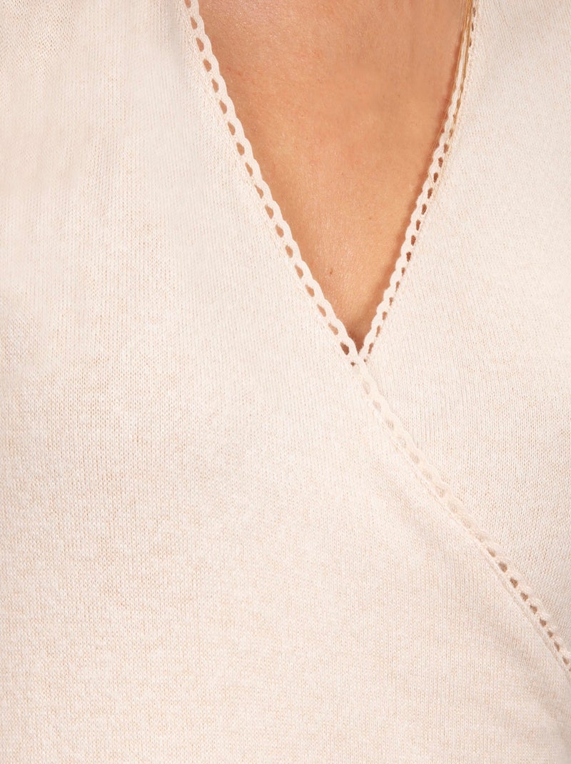 Maglietta homewear donna Isotoner Beige - Kiabi