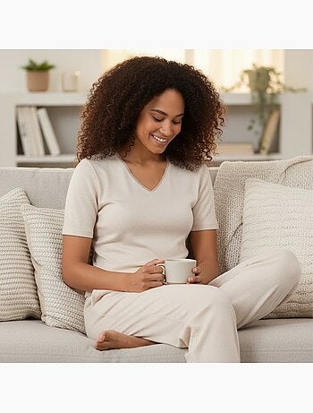 Maglietta homewear donna Isotoner