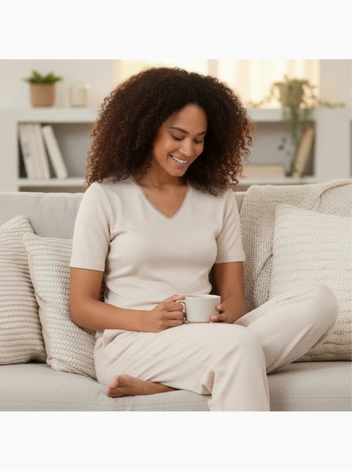 Maglietta homewear donna Isotoner - Kiabi