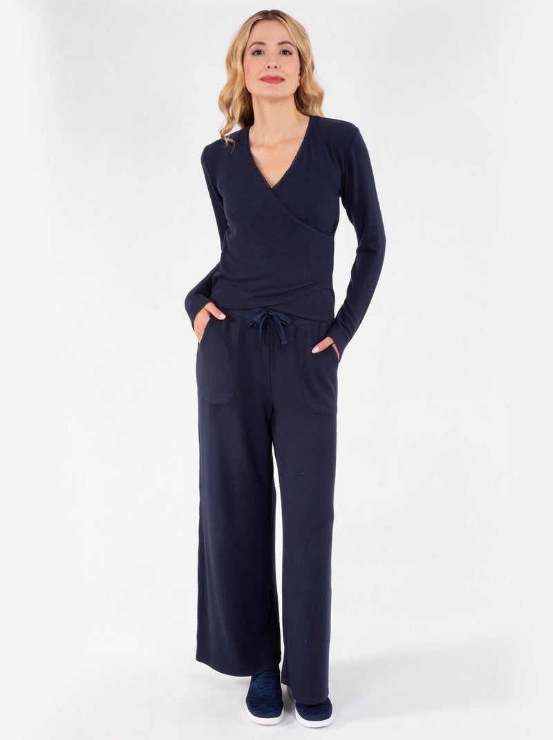 Maglietta homewear donna Isotoner Blu marino - Kiabi