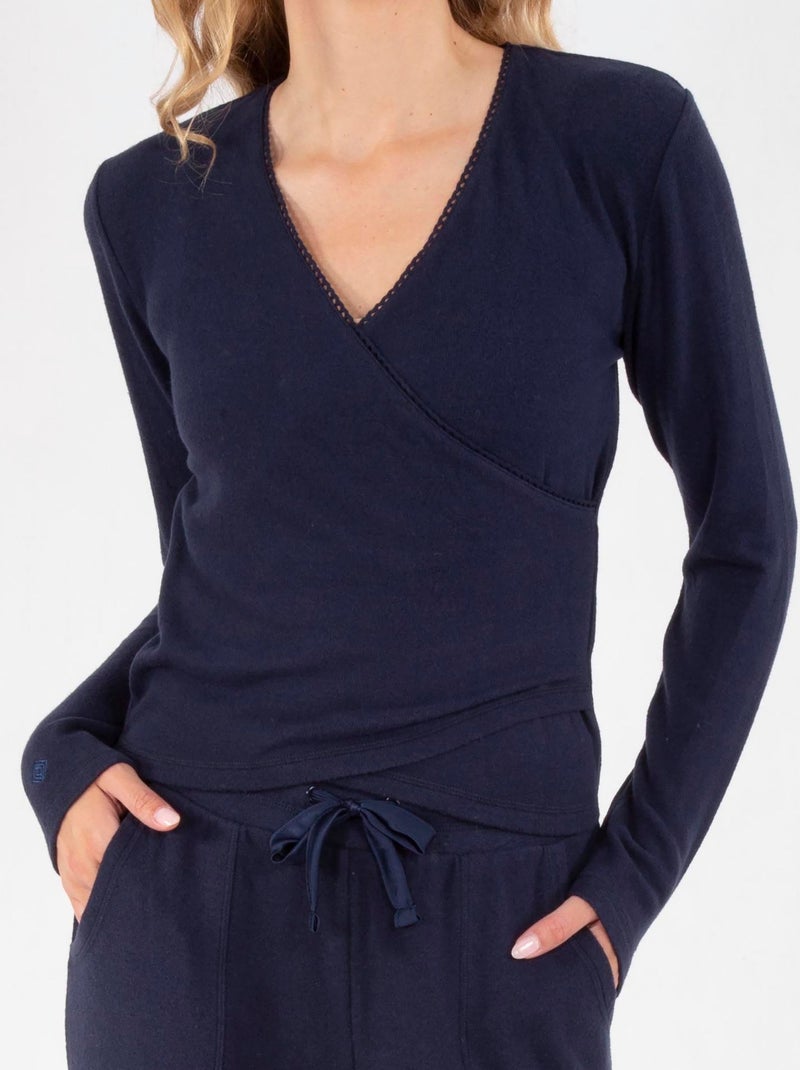 Maglietta homewear donna Isotoner Blu marino - Kiabi
