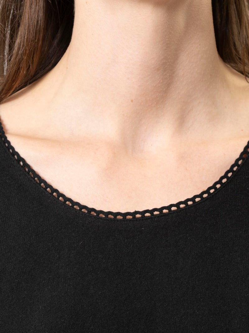 Maglietta homewear donna Isotoner Nero - Kiabi