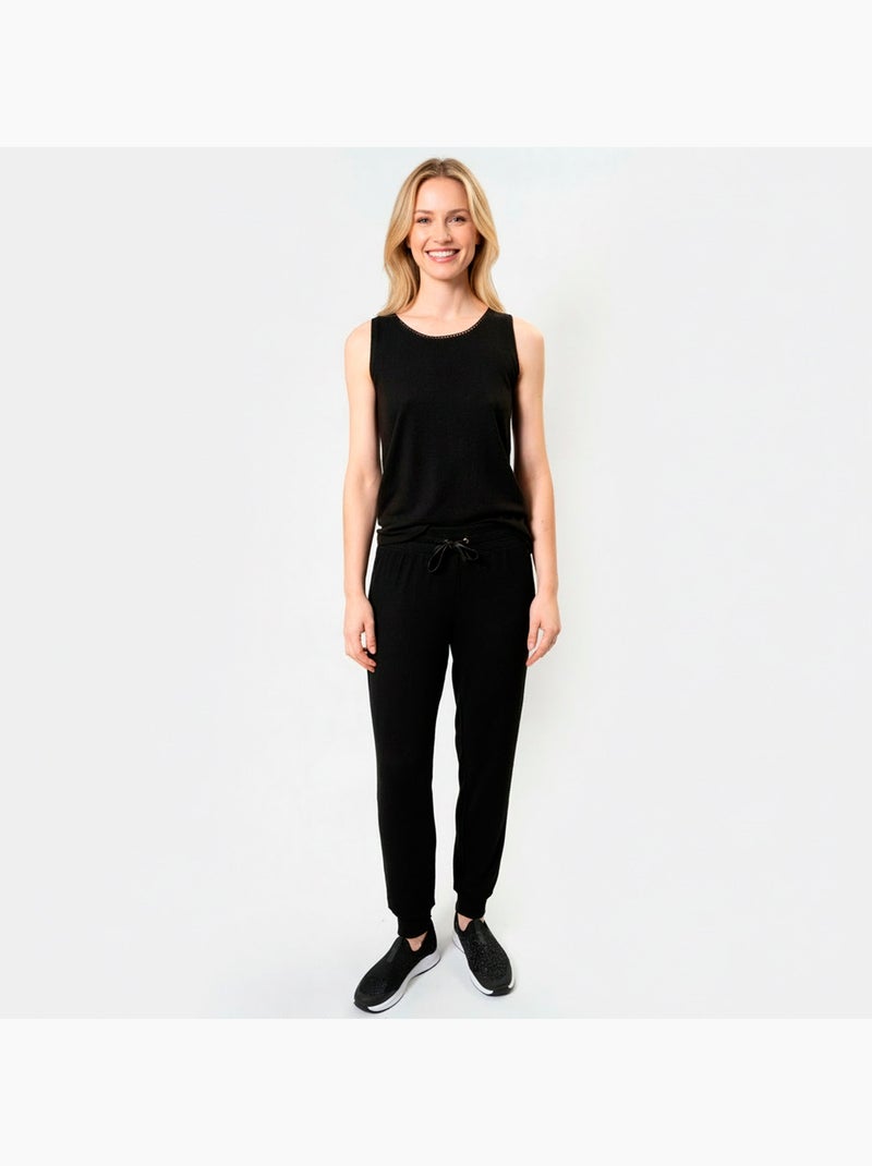 Maglietta homewear donna Isotoner Nero - Kiabi