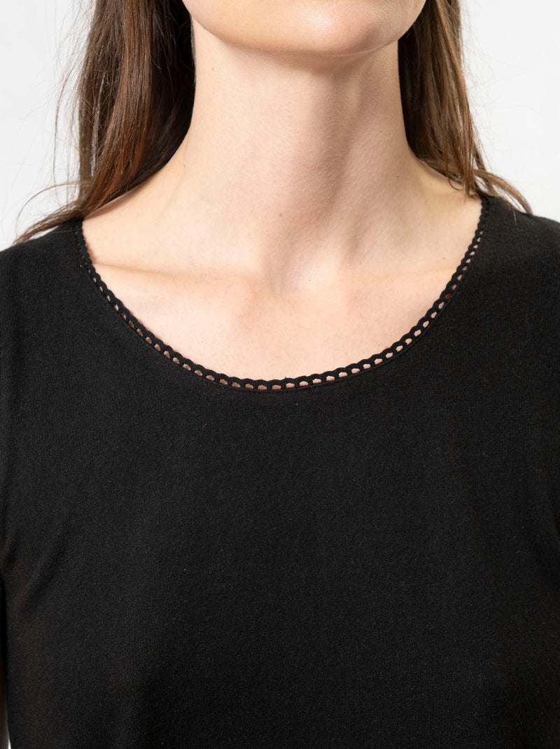 Maglietta homewear donna Isotoner Nero - Kiabi