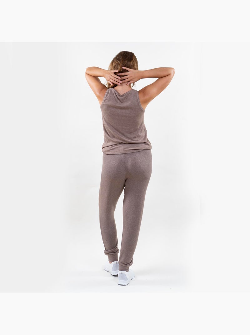 Maglietta homewear donna isotoner Tortora - Kiabi
