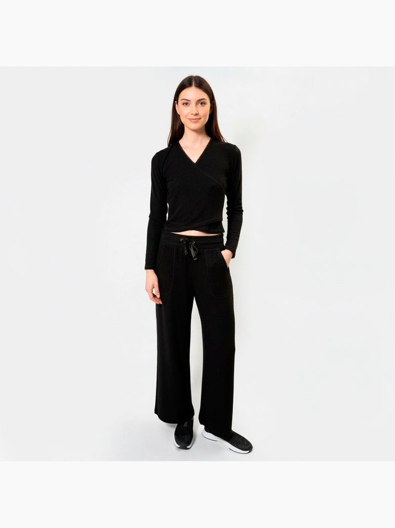 Maglietta homewear donna Nero - Kiabi