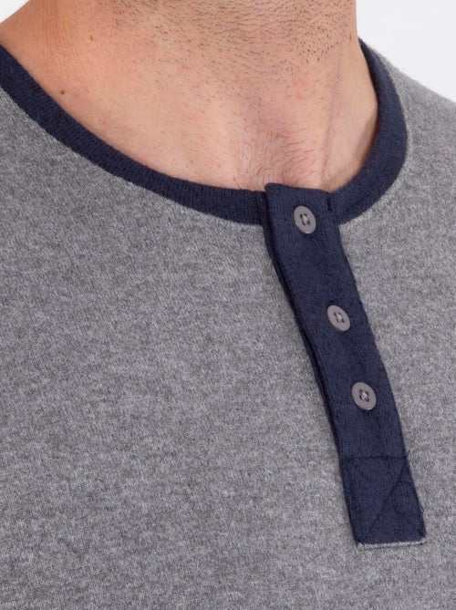 Maglietta homewear uomo Isotoner - Kiabi Maglietta homewear uomo Isotoner - Kiabi
