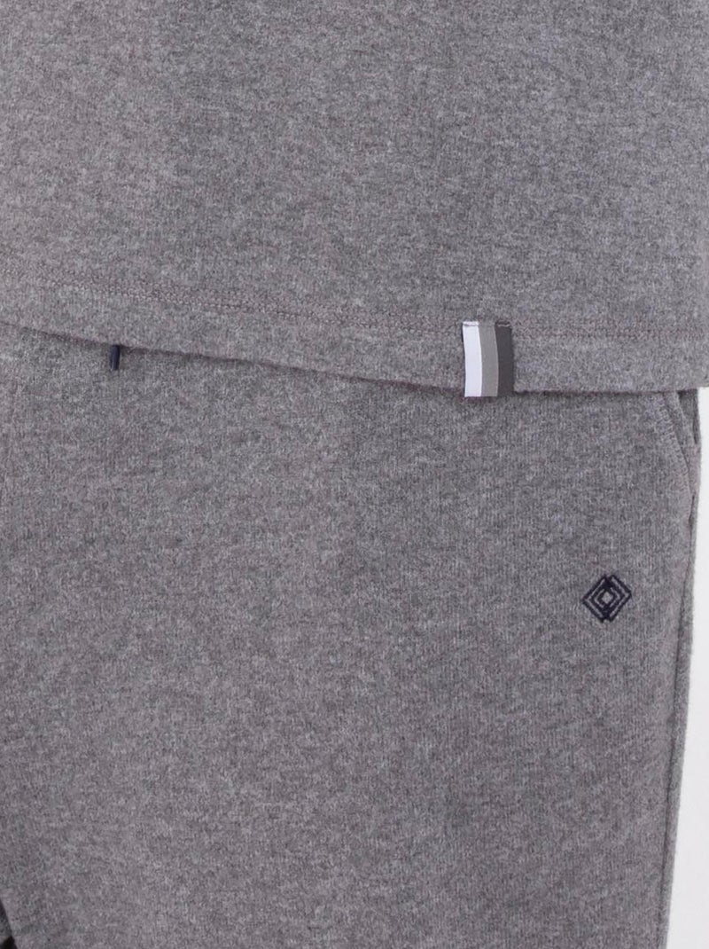 Maglietta homewear uomo Isotoner Grigio melangiato - Kiabi
