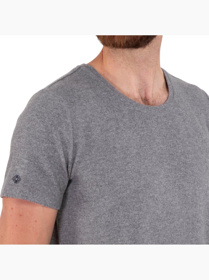 Maglietta homewear uomo Isotoner Grigio melangiato - Kiabi