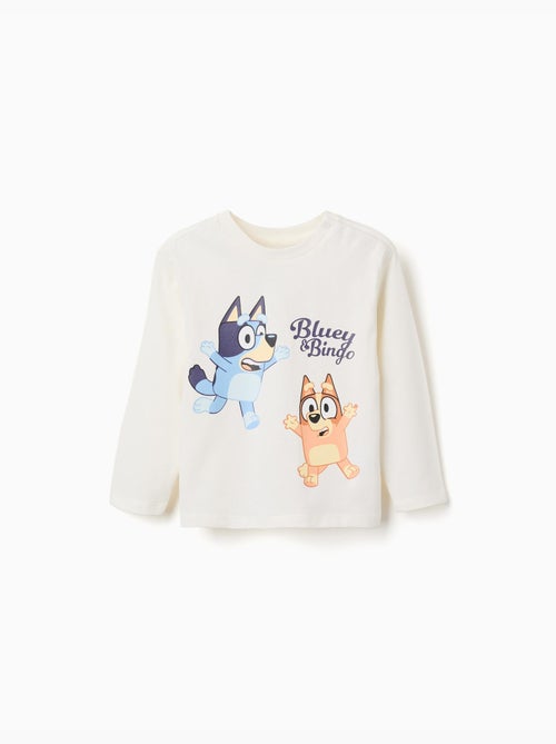 Maglietta in cotone a manica lunga Bluey - Kiabi Maglietta in cotone a manica lunga Bluey - Kiabi