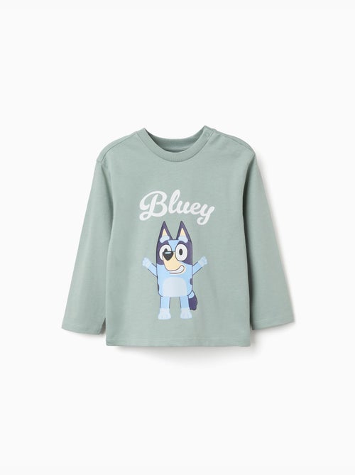 Maglietta in cotone a manica lunga Bluey - Kiabi Maglietta in cotone a manica lunga Bluey - Kiabi