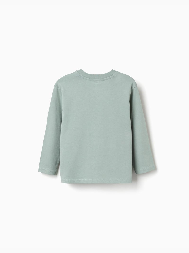 Maglietta in cotone a manica lunga Bluey Verde - Kiabi