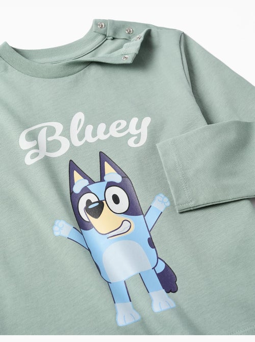 Maglietta in cotone a manica lunga Bluey - Kiabi Maglietta in cotone a manica lunga Bluey - Kiabi