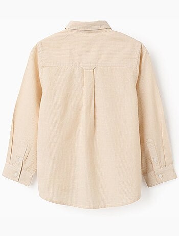 Maglietta in cotone a manica lunga con righe